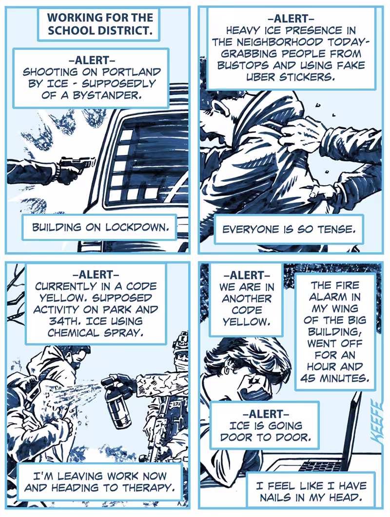 明尼苏达漫画家动员起来谴责移民及海关执法局的虐待行为 5