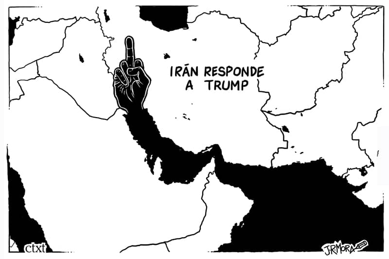 Iran menanggapi Trump