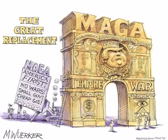 Viñeta de Matt Wuerker del 2 de marzo de 2016 en Politico
