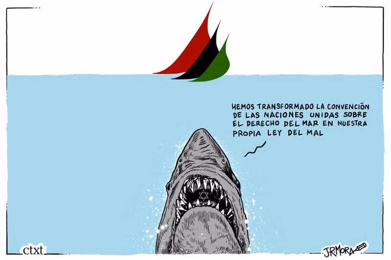 Israel secuestra a dos activistas de la Flotilla Global Sumud