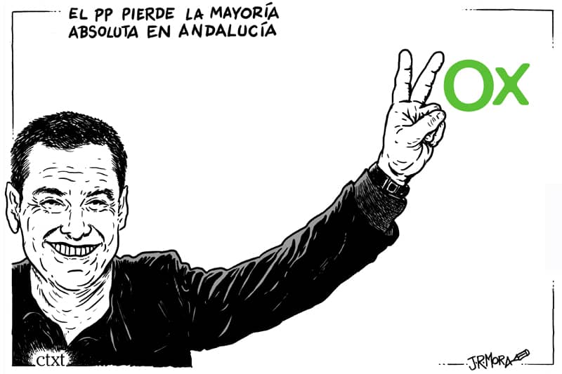 El PP pierde la mayoría absoluta en Andalucía
