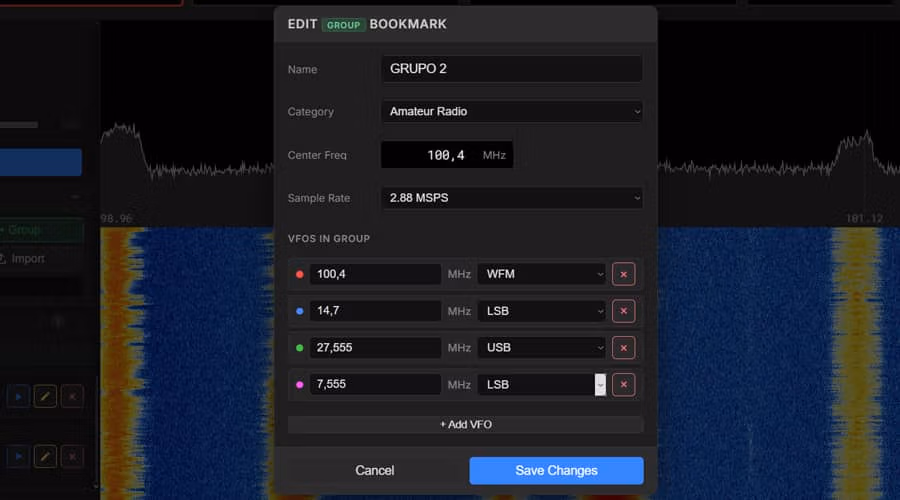 BrowSDR, a comprehensive SDR receiver for your browser that allows you to share your SDR 2