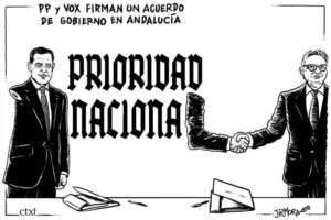 PP y Vox firman un acuerdo de gobierno en Andalucía