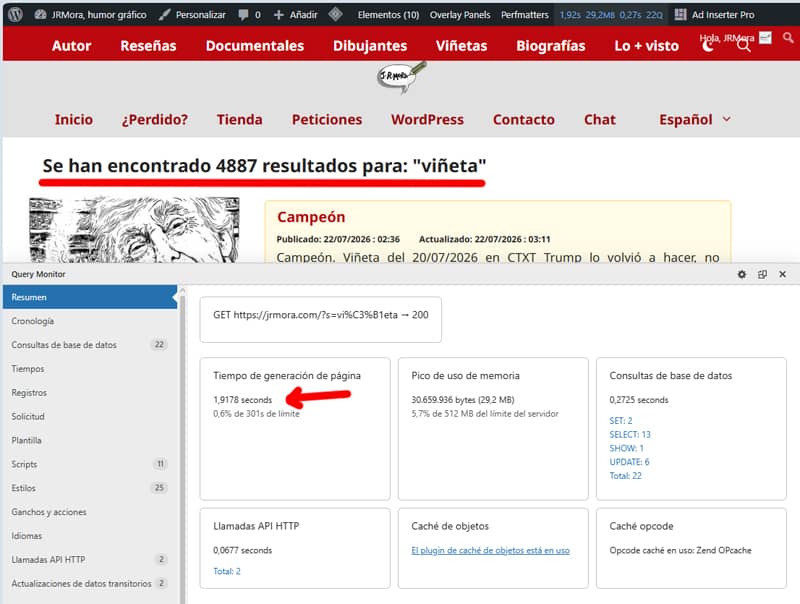 Cómo acelerar el buscador de WordPress usando un índice JSON estático 1