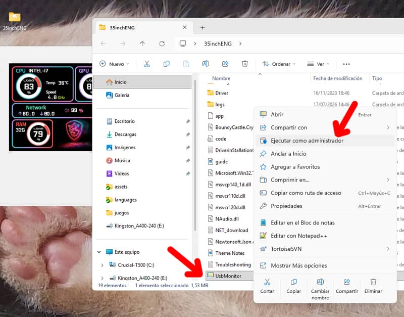 Turing, pantalla secundaria IPS USB de 3.5 pulgadas. Diseña tu plantilla desde cero 26