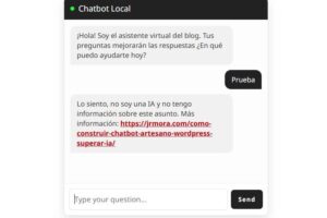 Chatbot Local para WordPress: no permitas que una IA responda por ti