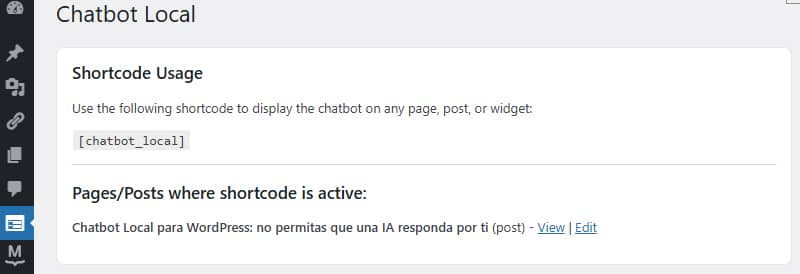 Chatbot Local para WordPress: no permitas que una IA responda por ti 3