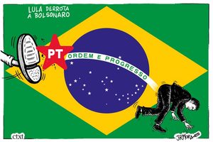 Lula derrota a Bolsonaro