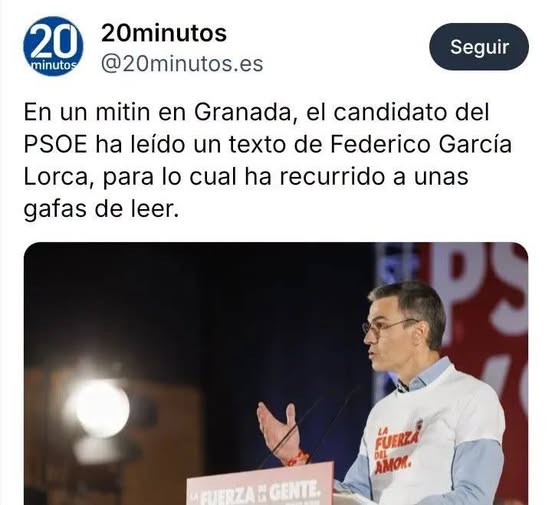 Hallazgo insólito, una persona con gafas