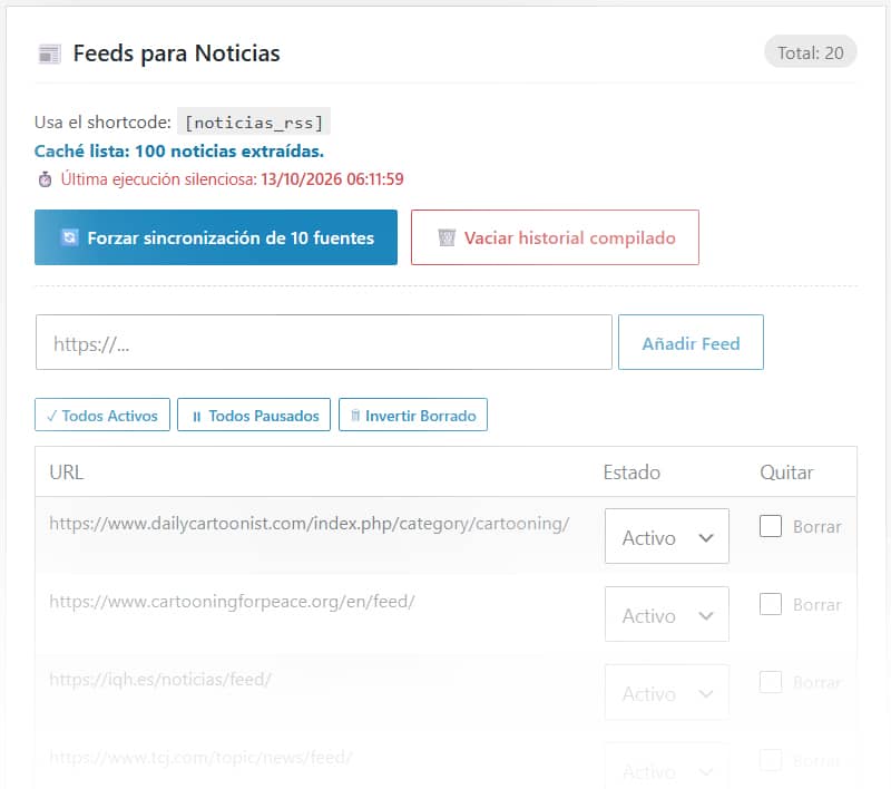 Feeds Pro para organizar y publicar tus fuentes RSS, se buscan probadores Feeds Pro para organizar y publicar tus fuentes RSS, se buscan probadores